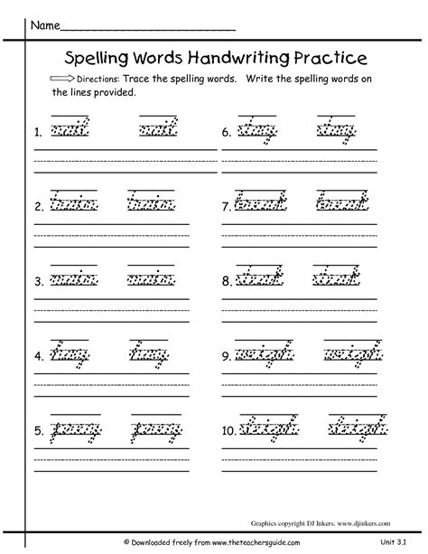 grade  handwriting worksheets alphabetworksheetsfreecom