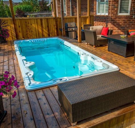 space installing  swim spa   existing deck saves