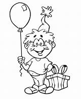 Coloring Balloon Pages Balloons Birthday Color Boy Baby Comments Gif Boys Coloringhome Kids Geburtstag Library Clipart Vorlagen Copics sketch template