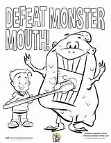 Coloring Dental Pages Kids Printable Health Getcolorings Pediatric Color Hygiene sketch template