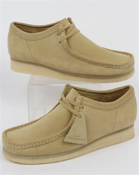 clarks originals wallabee suede shoes maplemoccasingumshoe