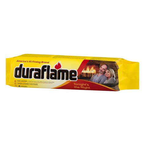 duraflame lb hr firelogs pk easy  light  clean burning fireplace log ad firelogs