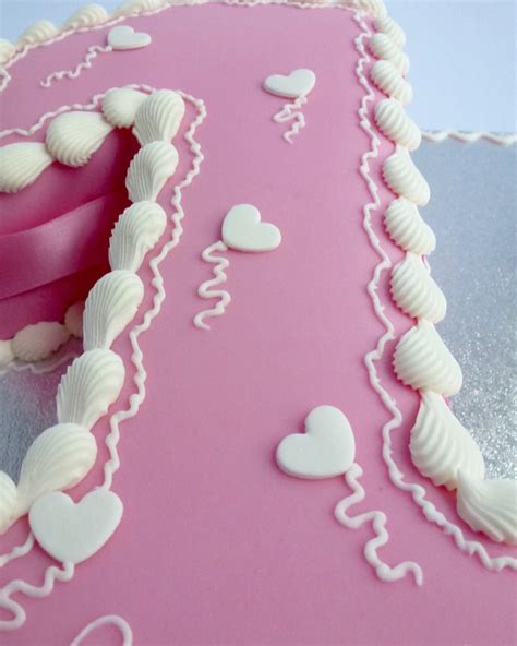 girly single number karens cakes