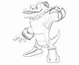Sonic Vector Crocodile Coloring Pages Generations Character Another sketch template