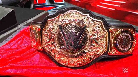 backstage news   wwe  introduced  title belts wwe