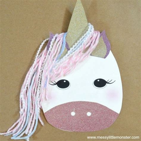 unicorn crafts  templates party  unicorns unicorn card