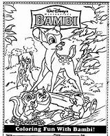 Bambi Coloring Contest Winners 1997 Received March Movie sketch template