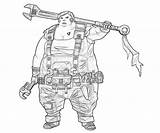 Borderlands Ellie Character Coloring Pages sketch template