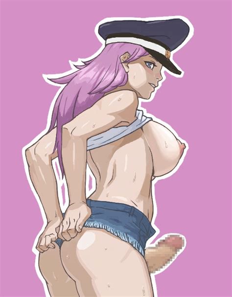 rule 34 1futa breasts capcom censored denim shorts futa only futanari