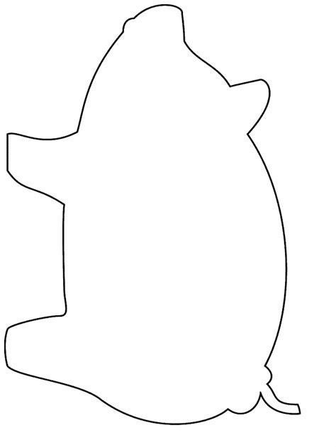 images  pig outline printable simple pig coloring pages pig