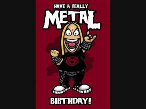 happy birthday metal youtube