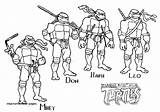 Ninja Turtles Coloring Pages Teenage Mutant Donatello Color Getdrawings sketch template
