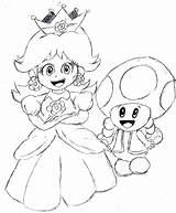 Coloring Daisy Peach Toadette Princess Toad Mario Luigi Bowser Pages Et Deviantart Search Use Library Again Bar Case Looking Don sketch template