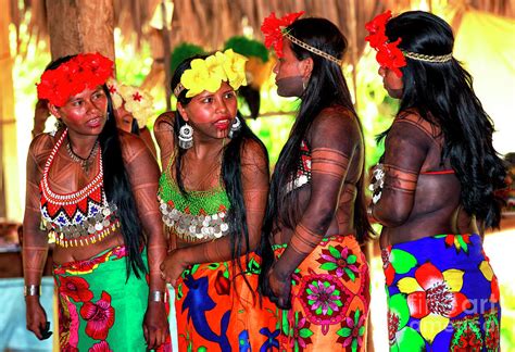 embera women in panama photograph by john rizzuto fine art america