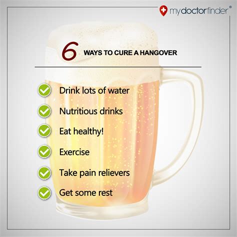 6 ways to cure a hangover