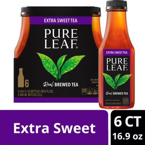 pure leaf extra sweet brewed iced tea  bottles  fl oz frys