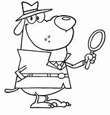 Detective Coloring Pages Dog Awesome Museum Kids Color Night Netart Sheet Getcolorings Master Unique Cartoons Template sketch template