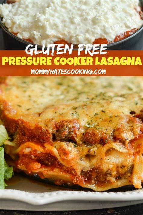 gluten  pressure cooker lasagna ninja foodi recipe gluten  lasagna recipe dairy