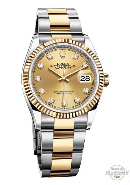 rolex datejust  oyster perpetual   yellow