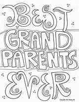 Grandparents Coloring Pages Grandma Printable Cards Doodle Sheets Labor Worlds Color Nana Alley Kids Colouring Activities Happy Print Crafts Religious sketch template