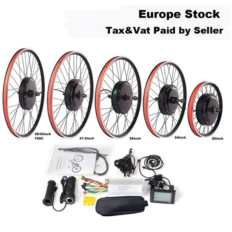 europe warehouse       front rear hub motor wheel engine electric bicycle