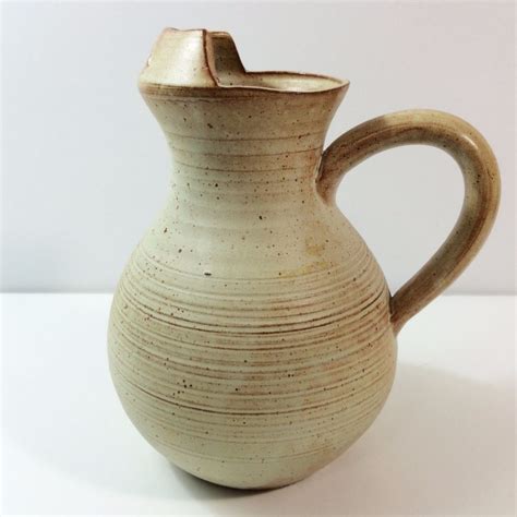 vallauris france pitcher french art pottery ceramic jug ice lip vallauris pottery art french