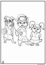 Alvin Chipmunks Coloring Pages Animation Movies Chipettes Library Clip Kb Color Popular Insertion Codes sketch template