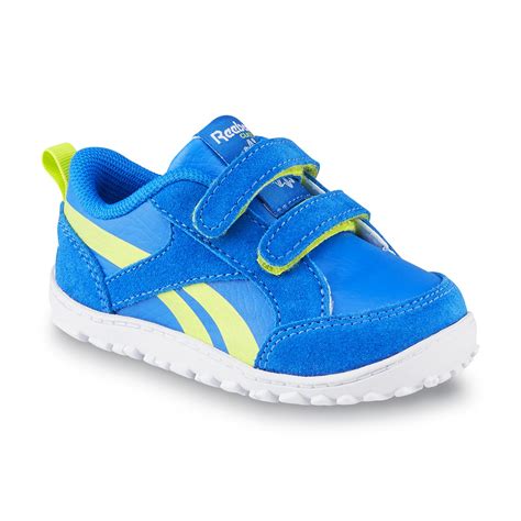 reebok toddler boys venture flex chase blueyellow athletic shoe