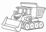 Coloring Bulldozer Pages sketch template