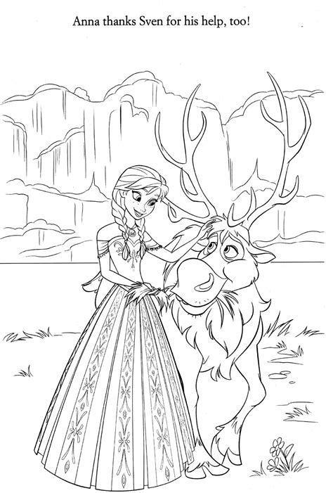 coloring page frozen  coloring page