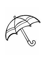 Umbrella Coloring Pages Spring sketch template