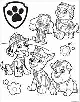 Patrol Paw Coloring Para Pages Colorir Canina Imprimir Patrulha Pintar Kids Pasta Escolha Desenhos Infantis sketch template