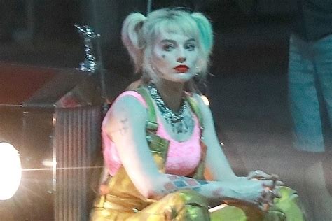 margot robbie films as harley quinn and more star snaps page six