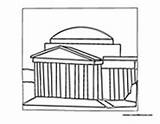 Government Buildings Coloring sketch template