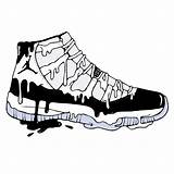 Jordan Drawing Shoes Shoe Jordans Nike Air Michael Cartoon Coloring Sketch Drawings Sneaker Pages Draw Basketball Hypebeast Parati Carta Basket sketch template