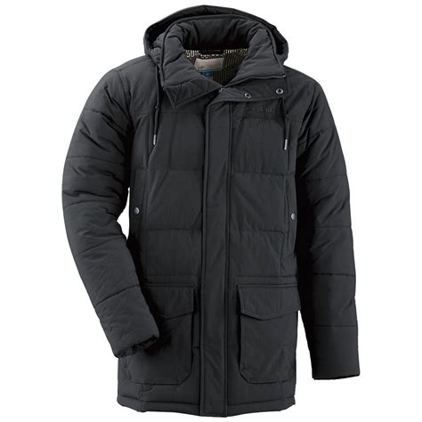 columbia mens short sands insulated parka  insulated jackets coats  sportsmans guide