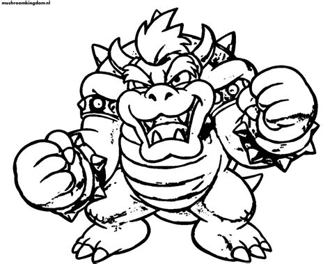 dry bowser coloring page  getdrawings