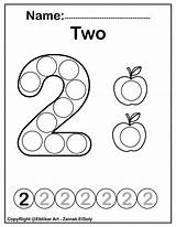 Preschool Numeri 123 Apples Counting Freepreschoolcoloringpages Stampare Numero sketch template