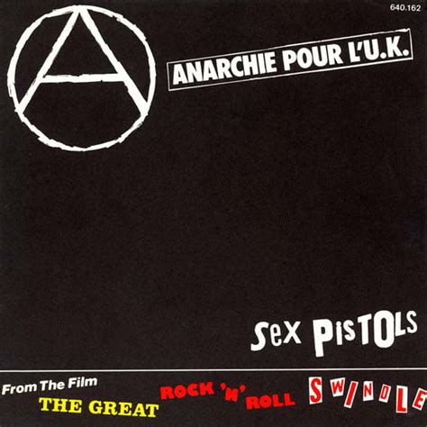 cotes vinyle anarchy in the uk par sex pistols galette noire
