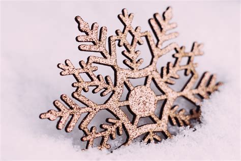 gold glitter snowflake freestocksorg  stock photo