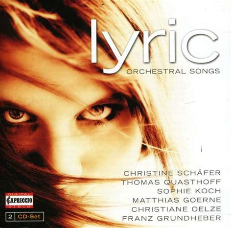 lyric orchestral songs  cds jpc