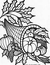 Coloring Thanksgiving Cornucopia Harvest Pages Printable Clipart Food Sheets Kids Library Autumn November Sheet Pdf Gif Coloringhome Books Popular Comments sketch template