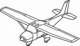 Airbus A330 Cessna Thy Wecoloringpage Colouring Avioneta sketch template