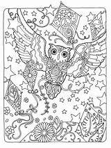 Owl Marjorie Sarnat sketch template