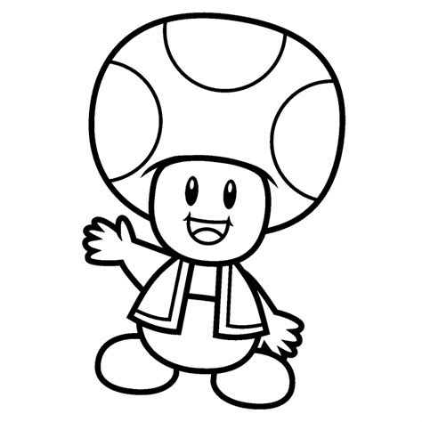toad coloring pages getcoloringpagescom
