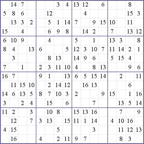 printable  sudoku puzzles