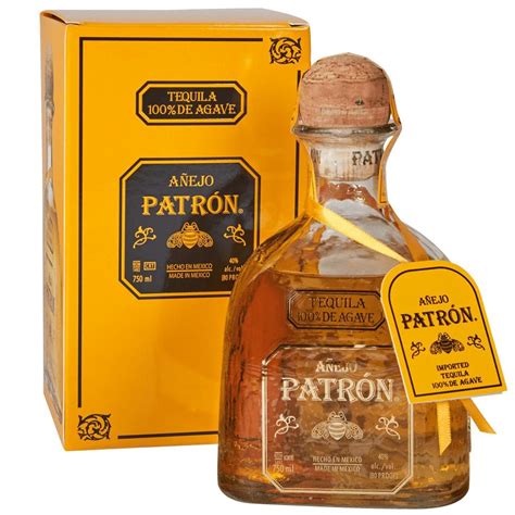 tequila patron anejo  cl messico tequila beccafico drink store