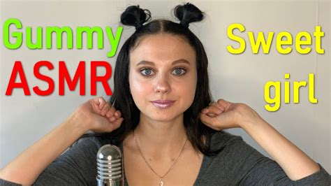 Asmr Eating Gummy Candy Sweet Girl Chewing Candy АСМР итинг Youtube
