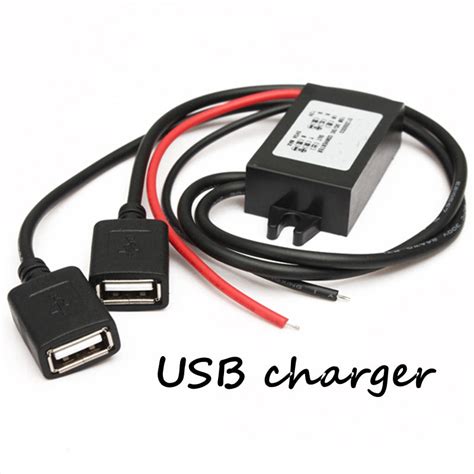 autoleader    dual usb power adapter converter cable module power connector car charger