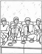 Beatles Ausmalbilder Coloriages Animaatjes Beroemdheden sketch template